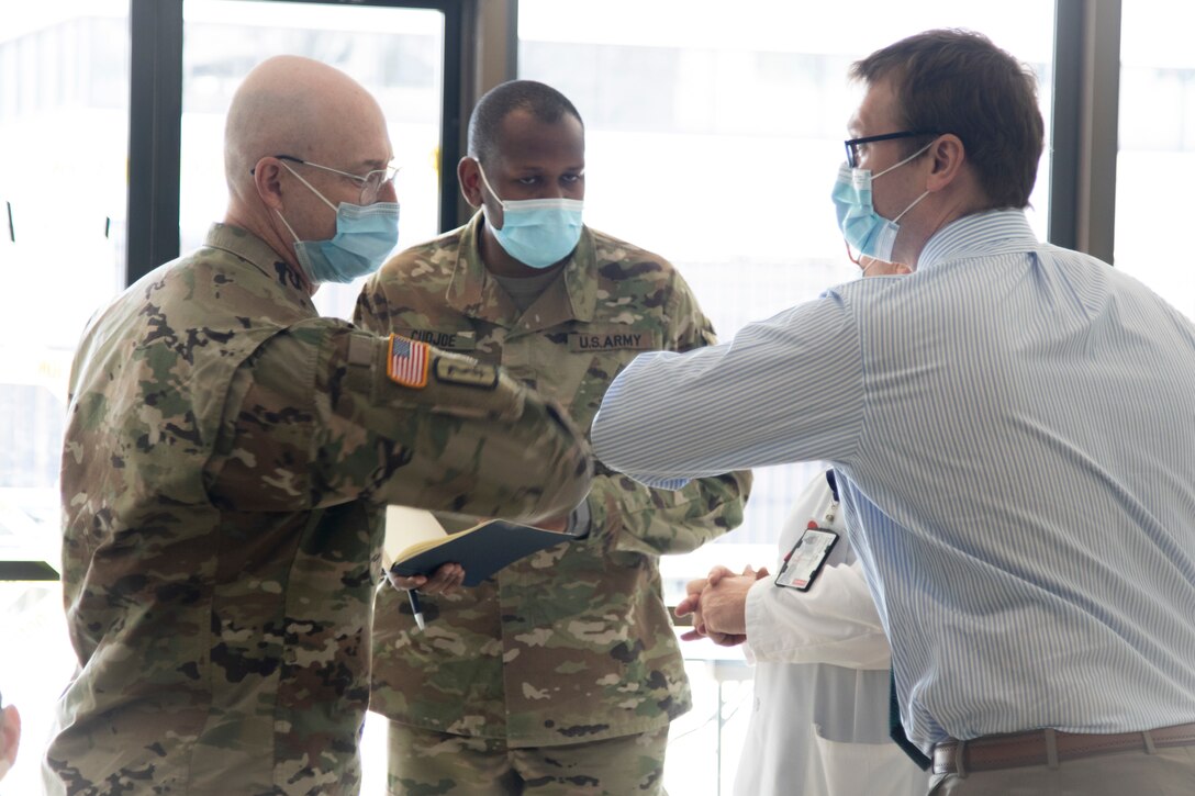 Medical task force welcomed at University Hospital in Newark for COVID response