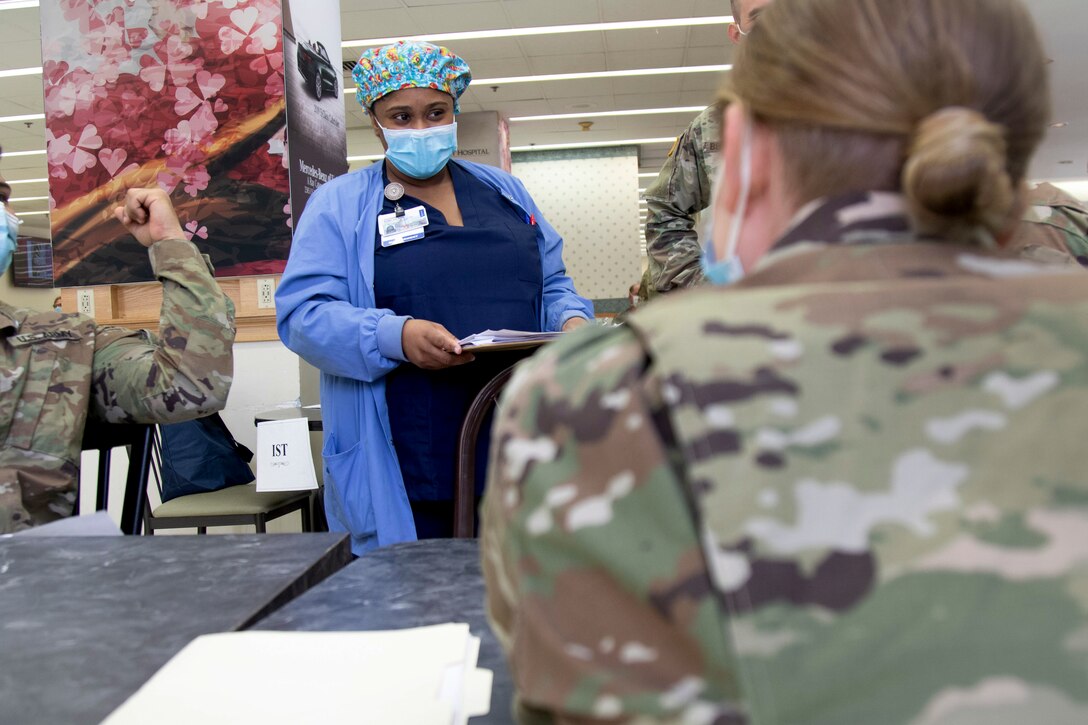 Medical task force welcomed at University Hospital in Newark for COVID response