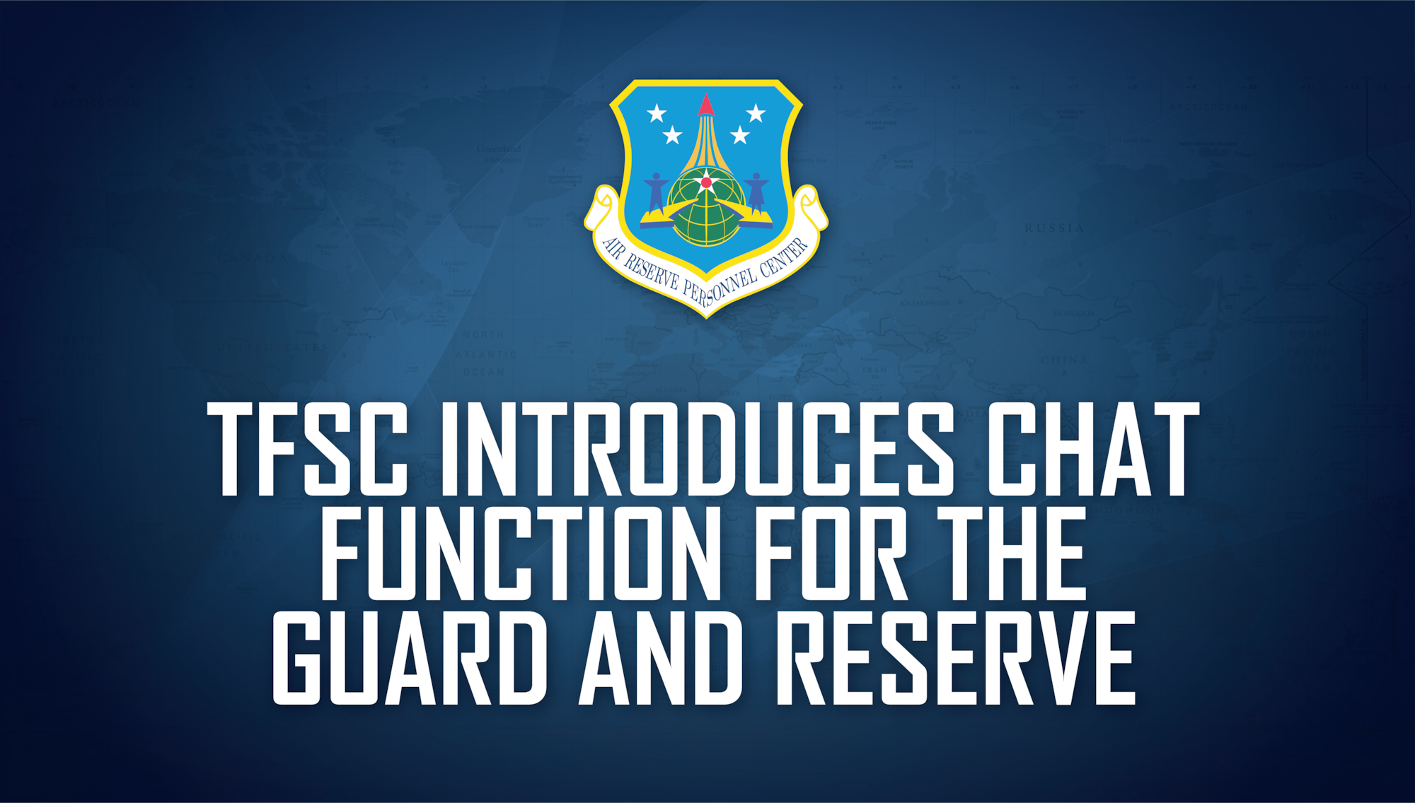 TFSC introduces chat function for the Guard, Reserve graphic.