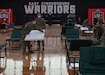 Soldiers from the Pennsylvania National Guard help unload supplies from a Pennsylvania Department of Health trailer at East Stroudsburg University's Koehler Fieldhouse on April 14, 2020.