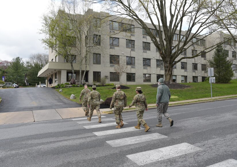 The Pennsylvania National Guard deployed a Joint Force Medical Strike Team to assist at a rehab and nursing home in Delaware County starting April 18.