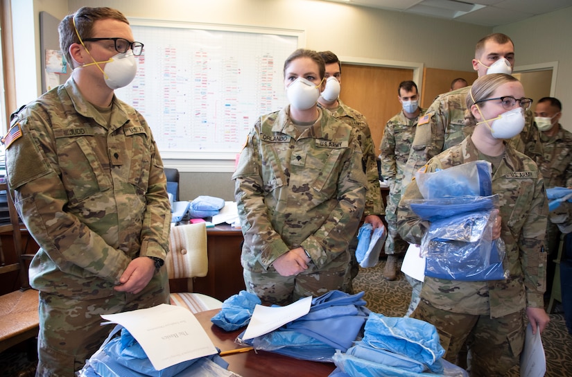 The Pennsylvania National Guard deployed a Joint Force Medical Strike Team to assist at a rehab and nursing home in Delaware County starting April 18.