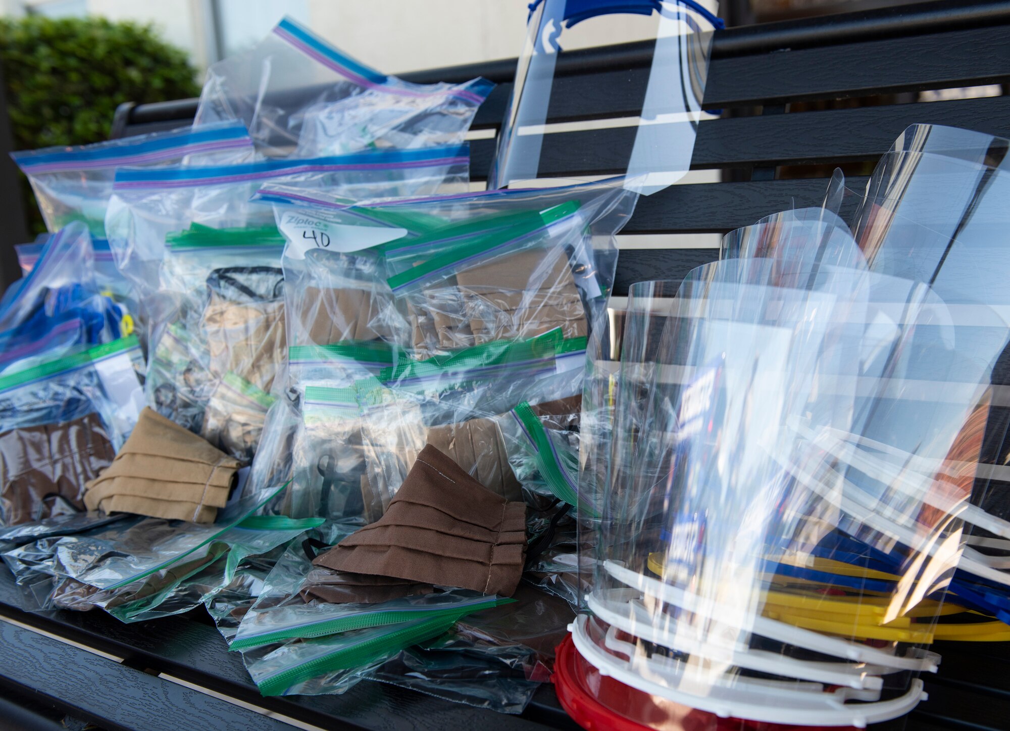 Spouses donate PPE