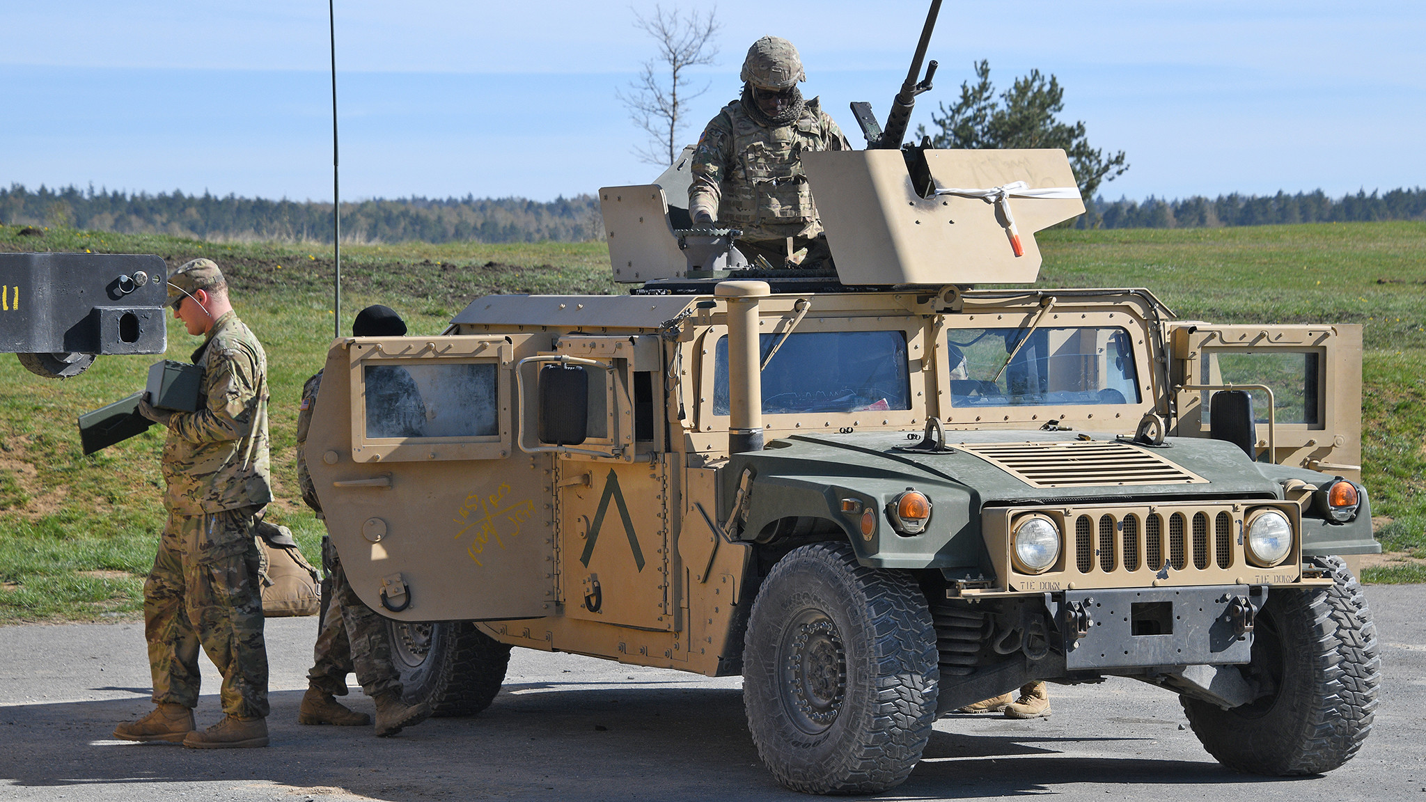 1st Cavalry Division Mounted Machine Gun Range In Grafenwohr Germany