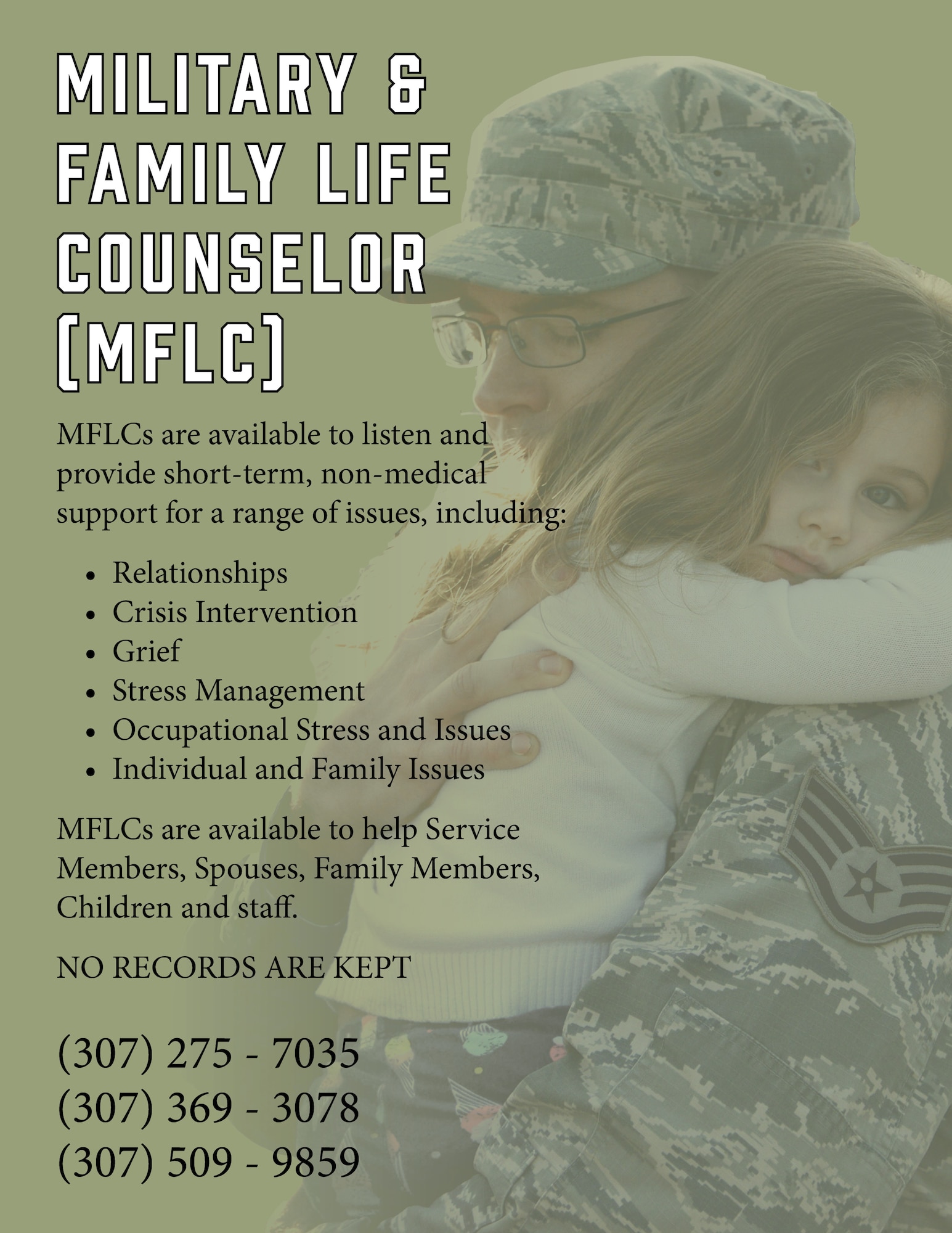 Graphic with MFLC information and numbers