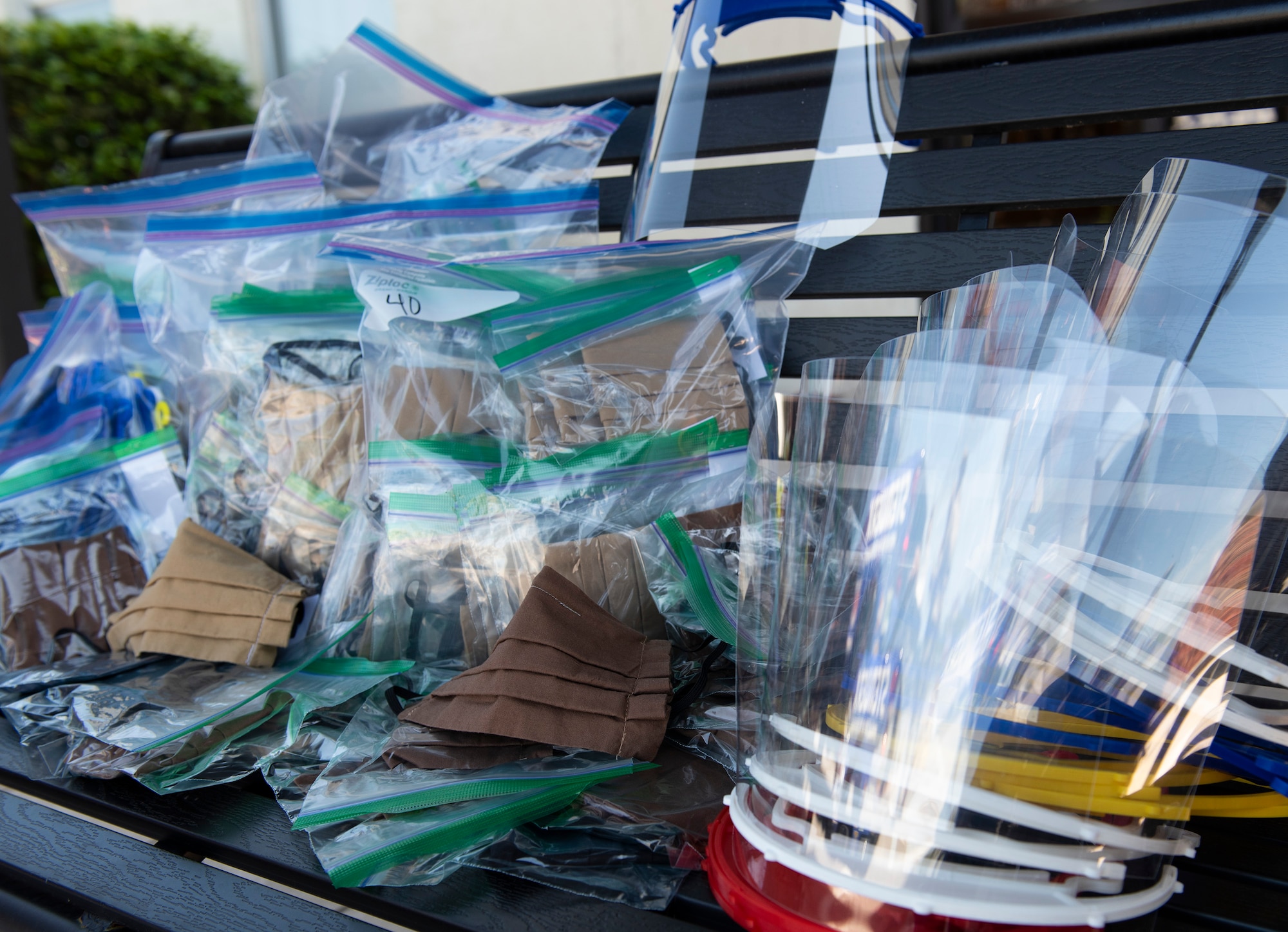 Spouses donate PPE