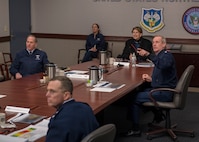 Senior leaders are briefed on Coronavirus.