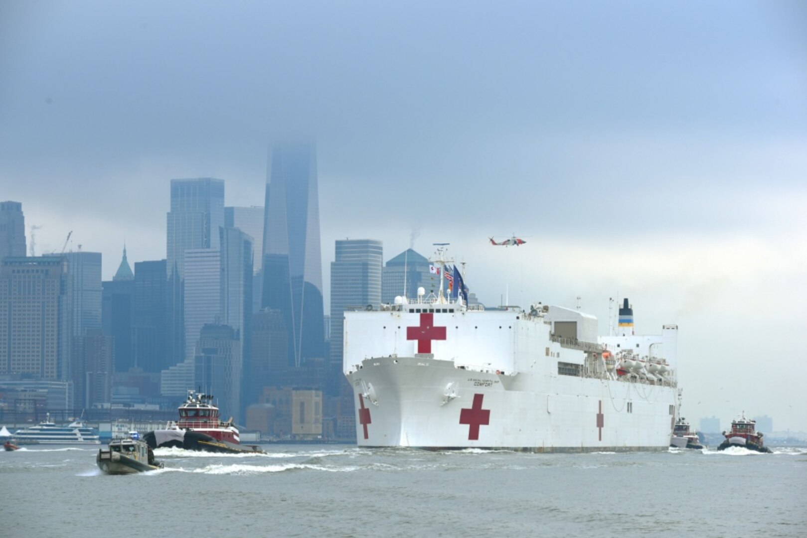 DLA provides critical mapping support, enables USNS Comfort’s COVID-19 NYC support