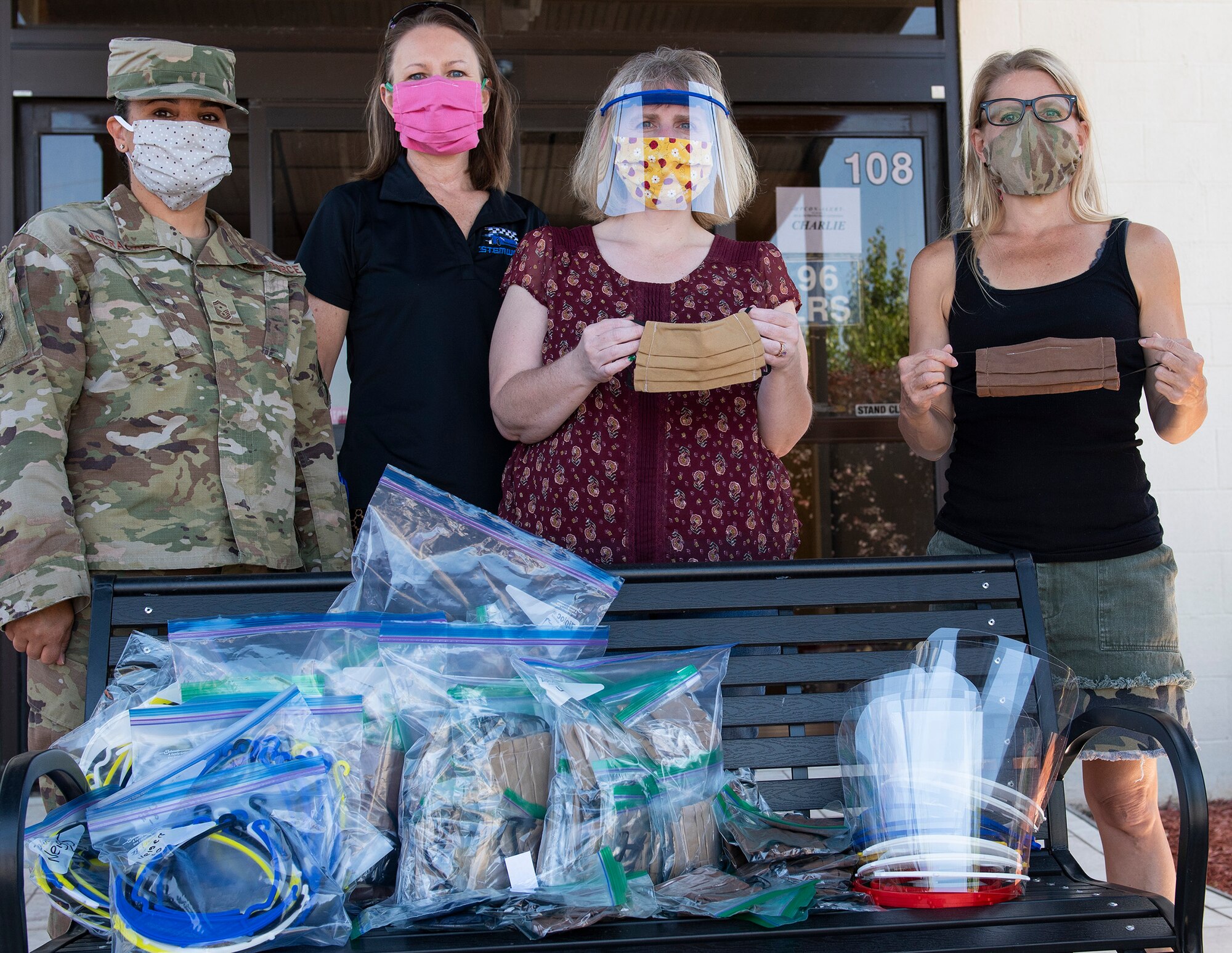 Spouses Club deliver PPE