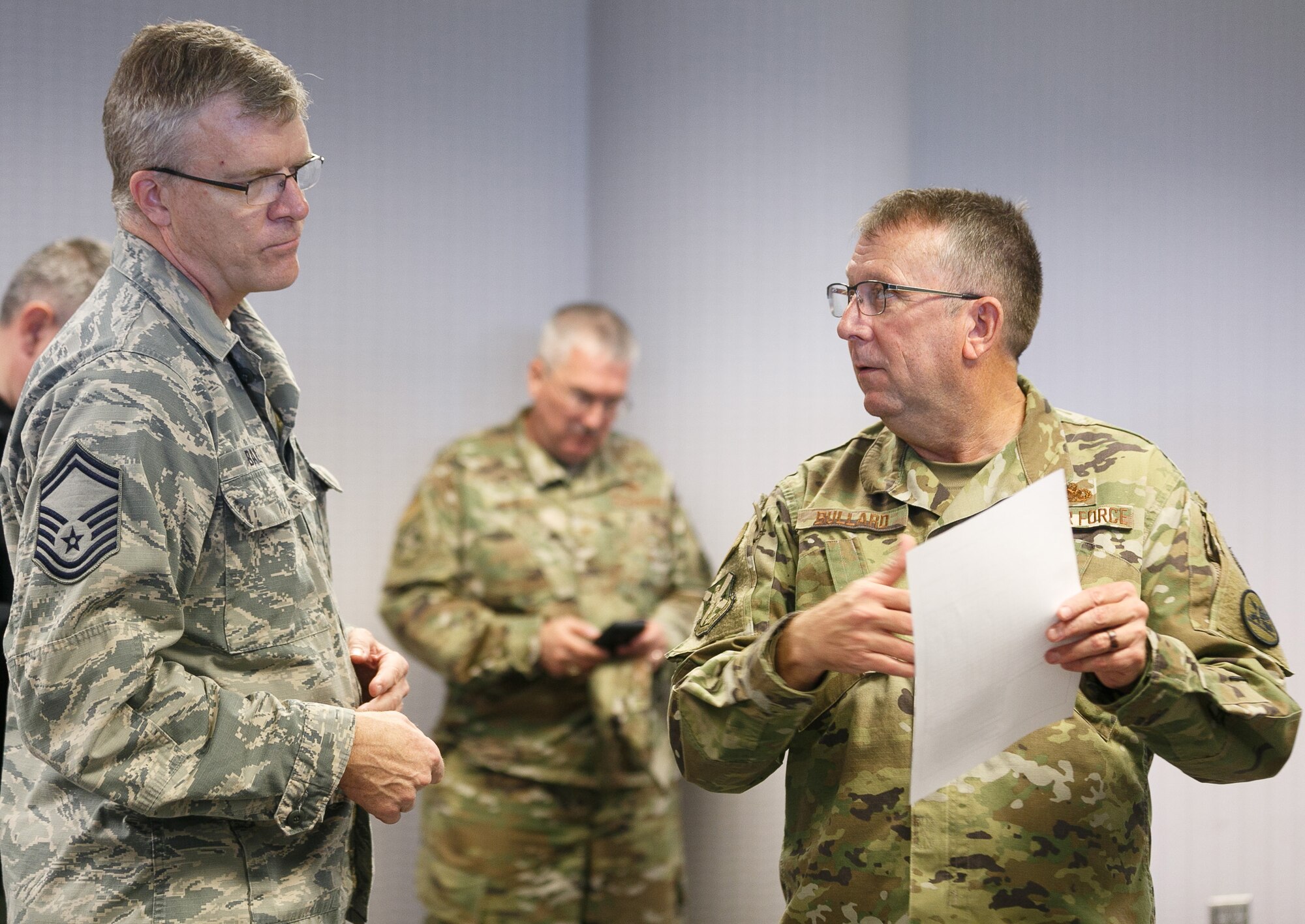 Alabama Air National Guard Leadership tours Alabama Department of Public Health facilities in downtown Montgomery on Wednesday, April 15, 2020.