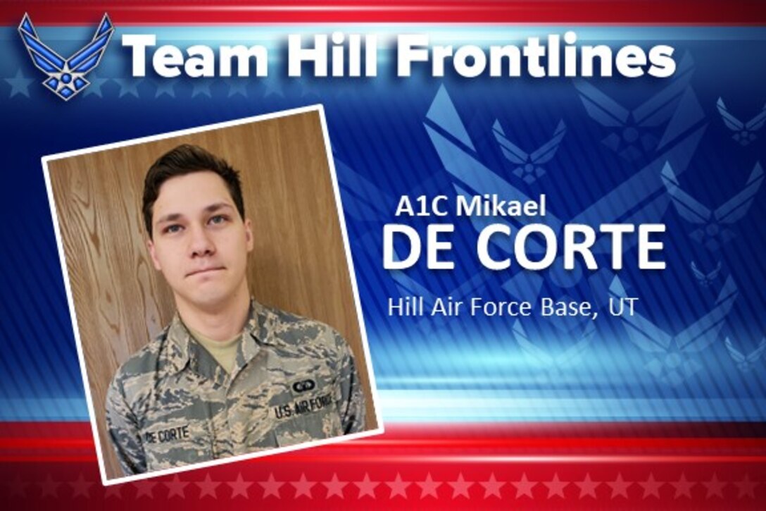 Team Hill Frontlines: Airman 1st Class Mikael De Corte
