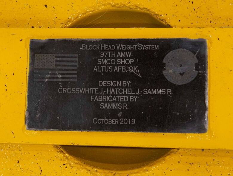 C-17 Globemaster III engine trailer test weight.