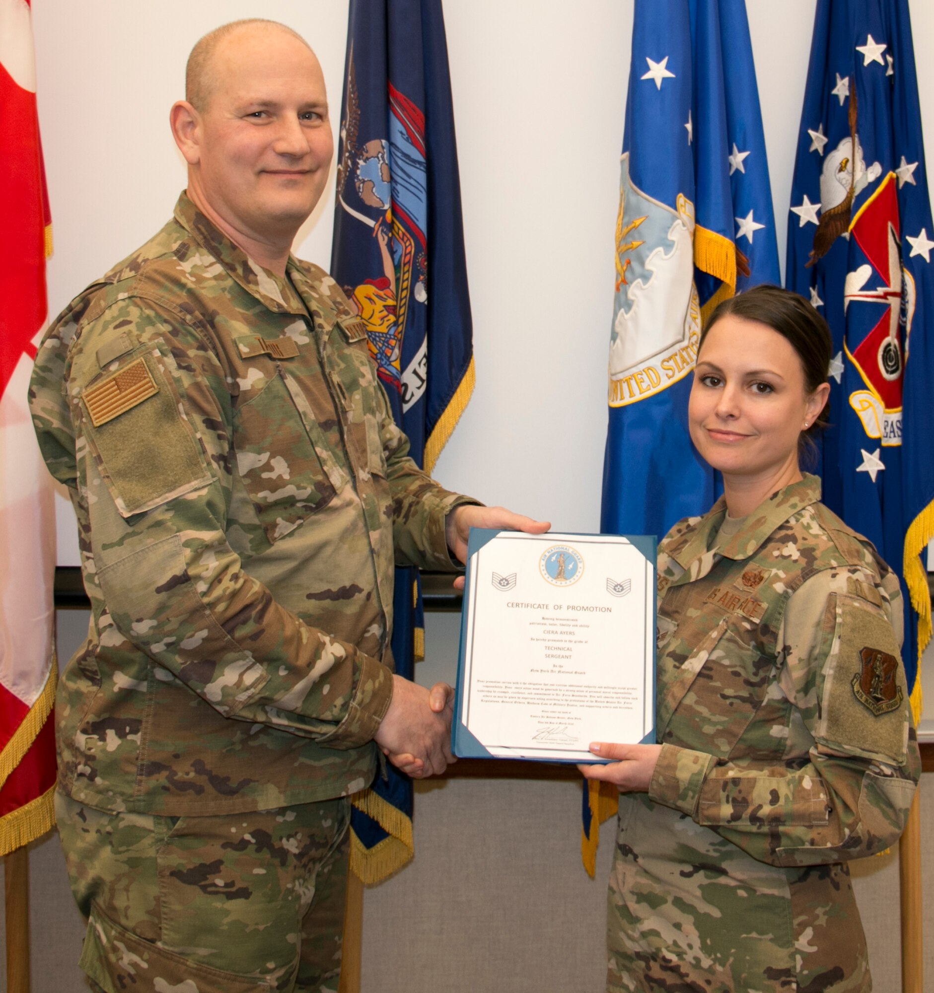 Ayers Promoted to Tech Sgt