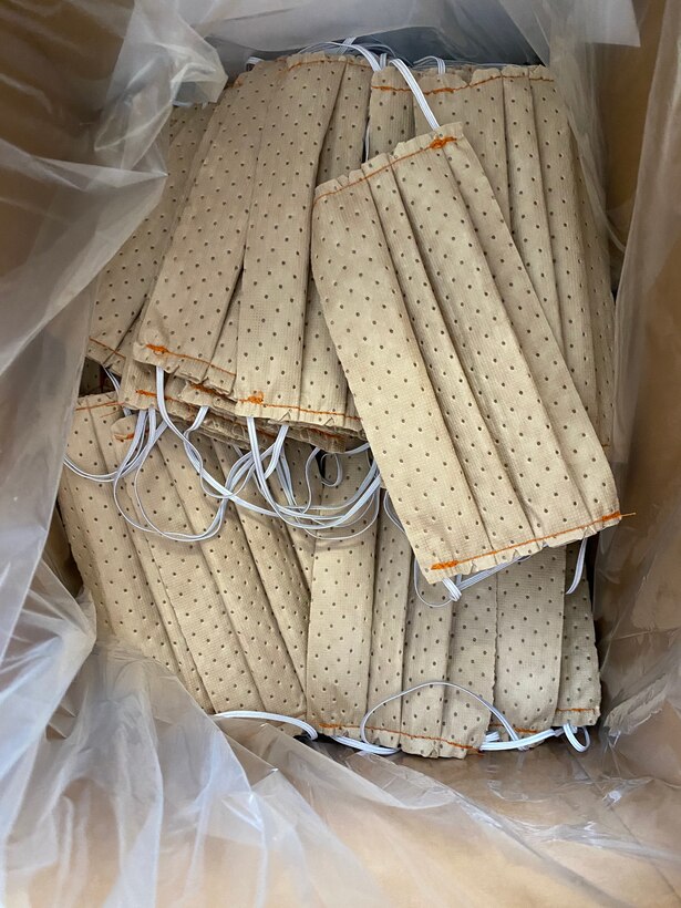 Masks donated by CoverCraft Industries. (Courtesy photo)