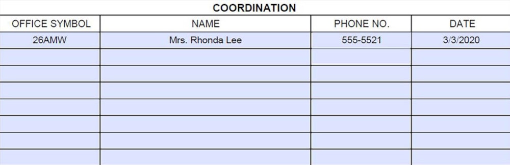 media query form with coordination efforts