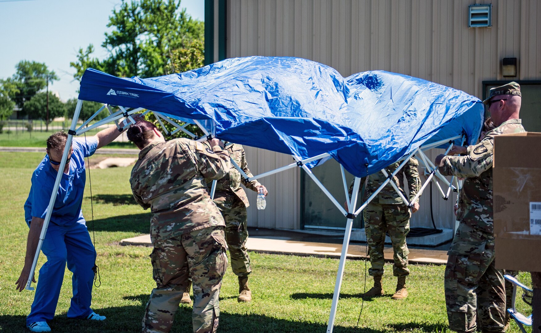 Texas National Guard medics