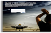 The Air Force Commission and Enlistment Portal was created by Air Force Recruiting Service to give recruits the ability to fill out their own information to cut down on errors and reduce the delays as part of the security investigation and help with the creation of personnel files