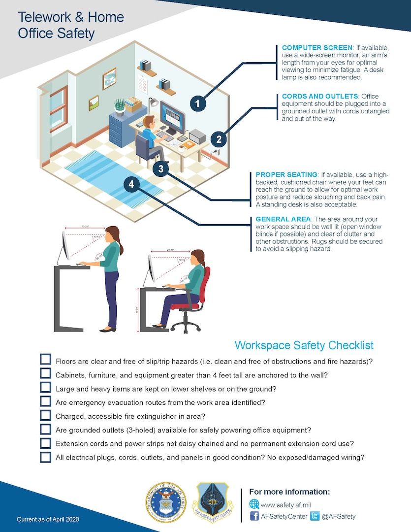 Home Office Safety infographic