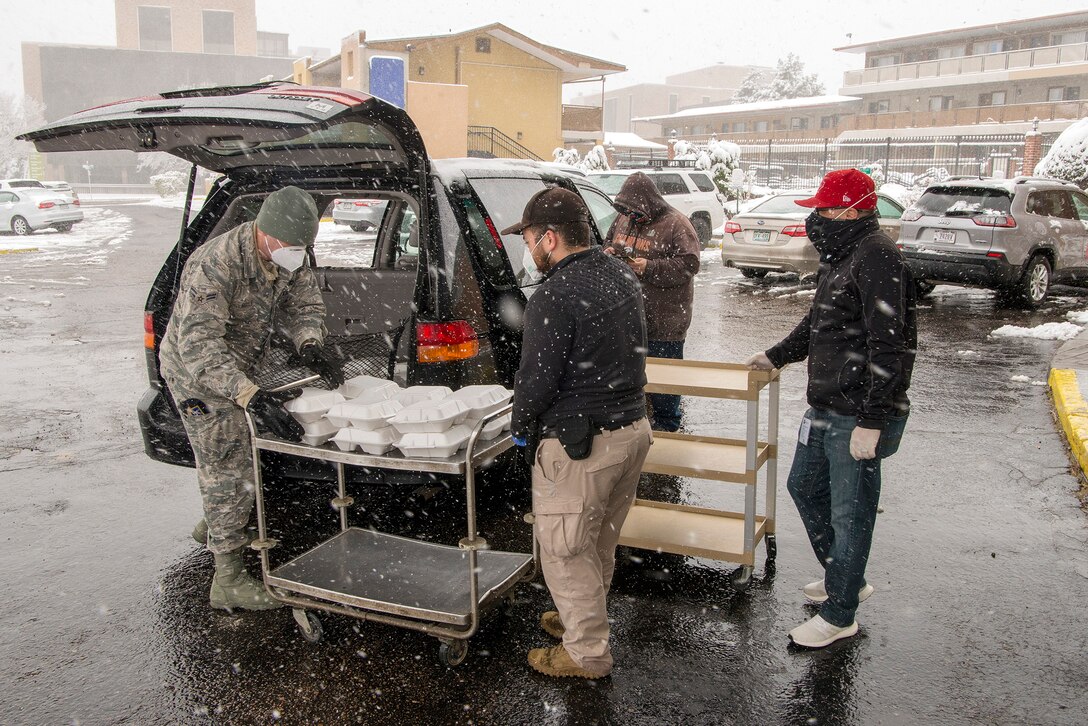 Members of the Colorado National Guard have been brought on to serve in one of a multitude of task forces, that have been deployed around the state in various capacities to support state and local officials combat the Corona Virus Pandemic.