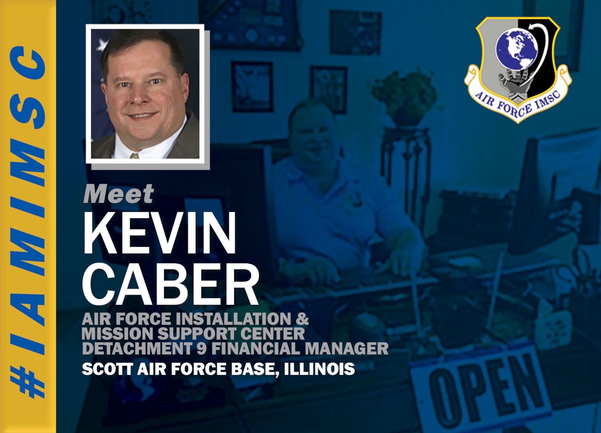 #IAMIMSC: Kevin Caber spotlight graphic