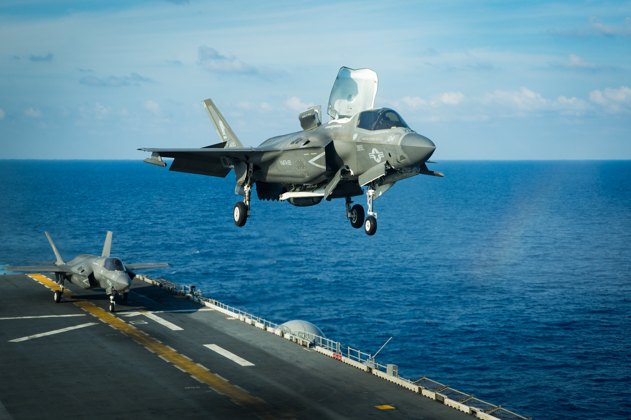 USS America, 31st MEU with F-35B fighter Aircraft Operate in ...
