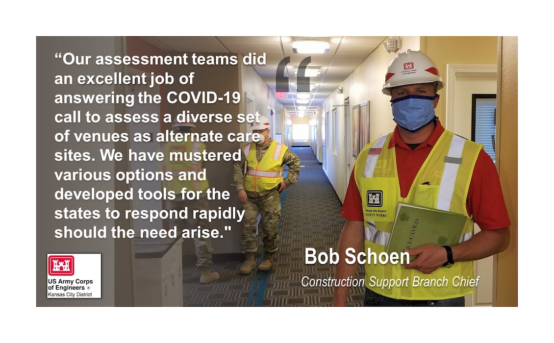 In support of COVID-19 we have completed over 50 site assessments/investigations in the states of Missouri and Kansas.