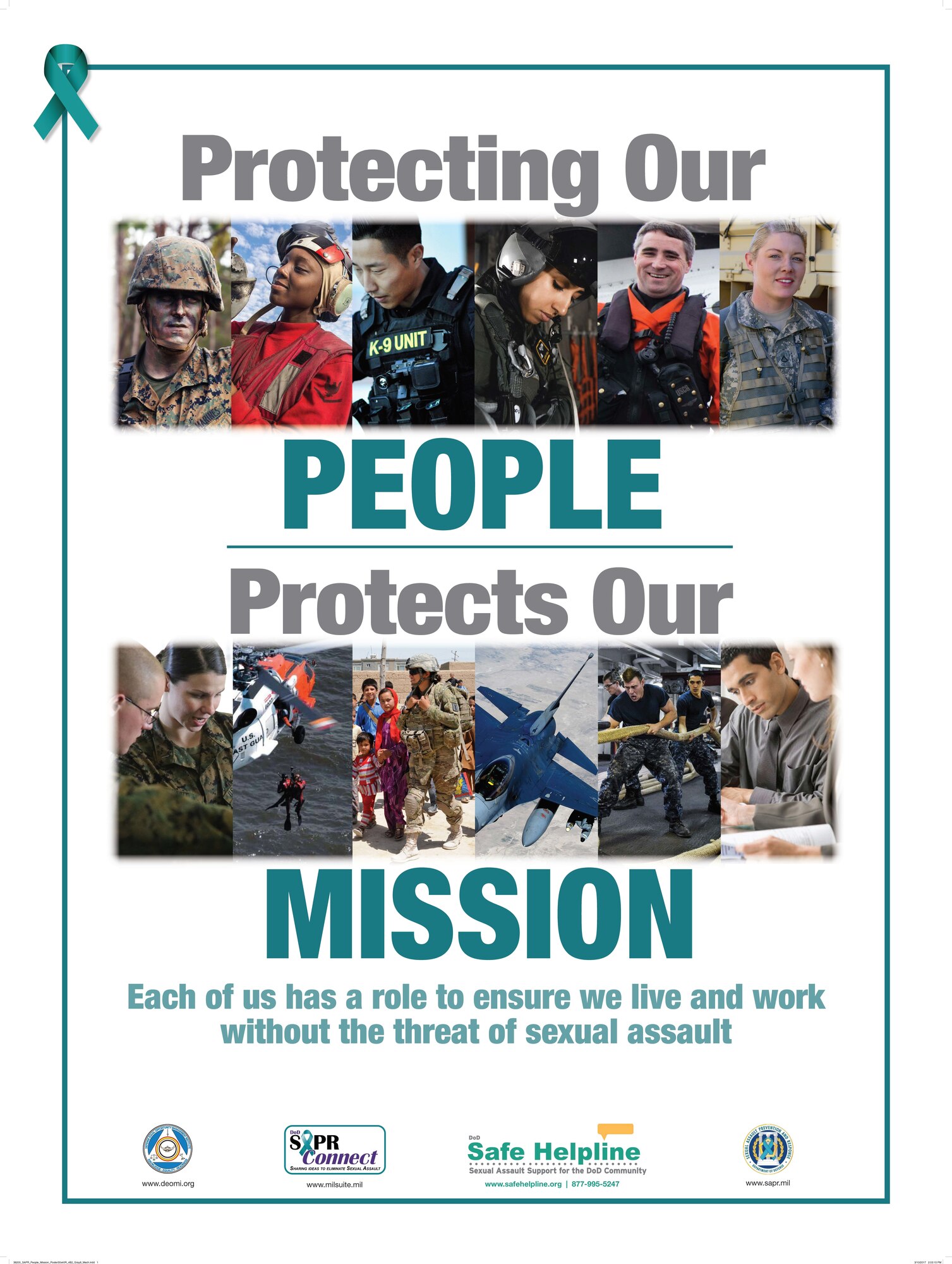 Sexual Assault Prevention Month poster (Courtesy Graphic)