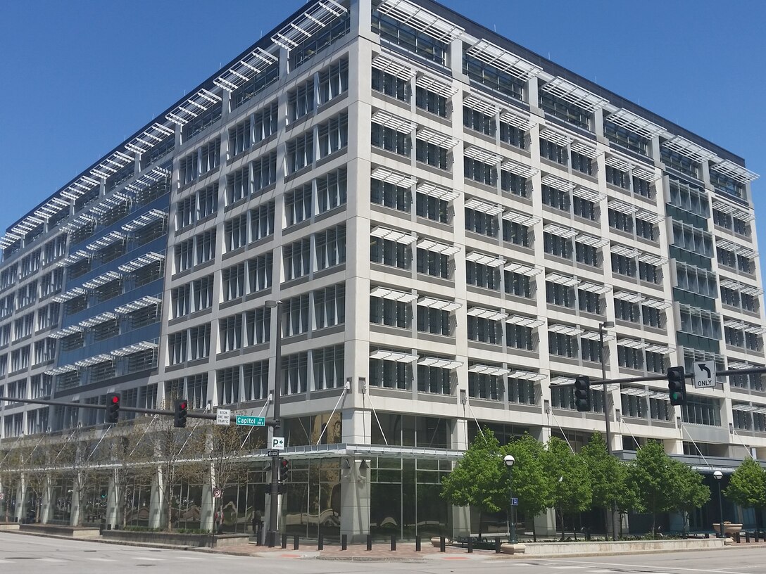 The renovated Edward Zorinksy Federal Building, Omaha, Nebraska April 22, 2016.