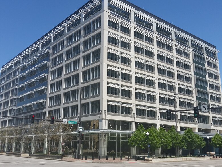 The renovated Edward Zorinksy Federal Building, Omaha, Nebraska April 22, 2016.