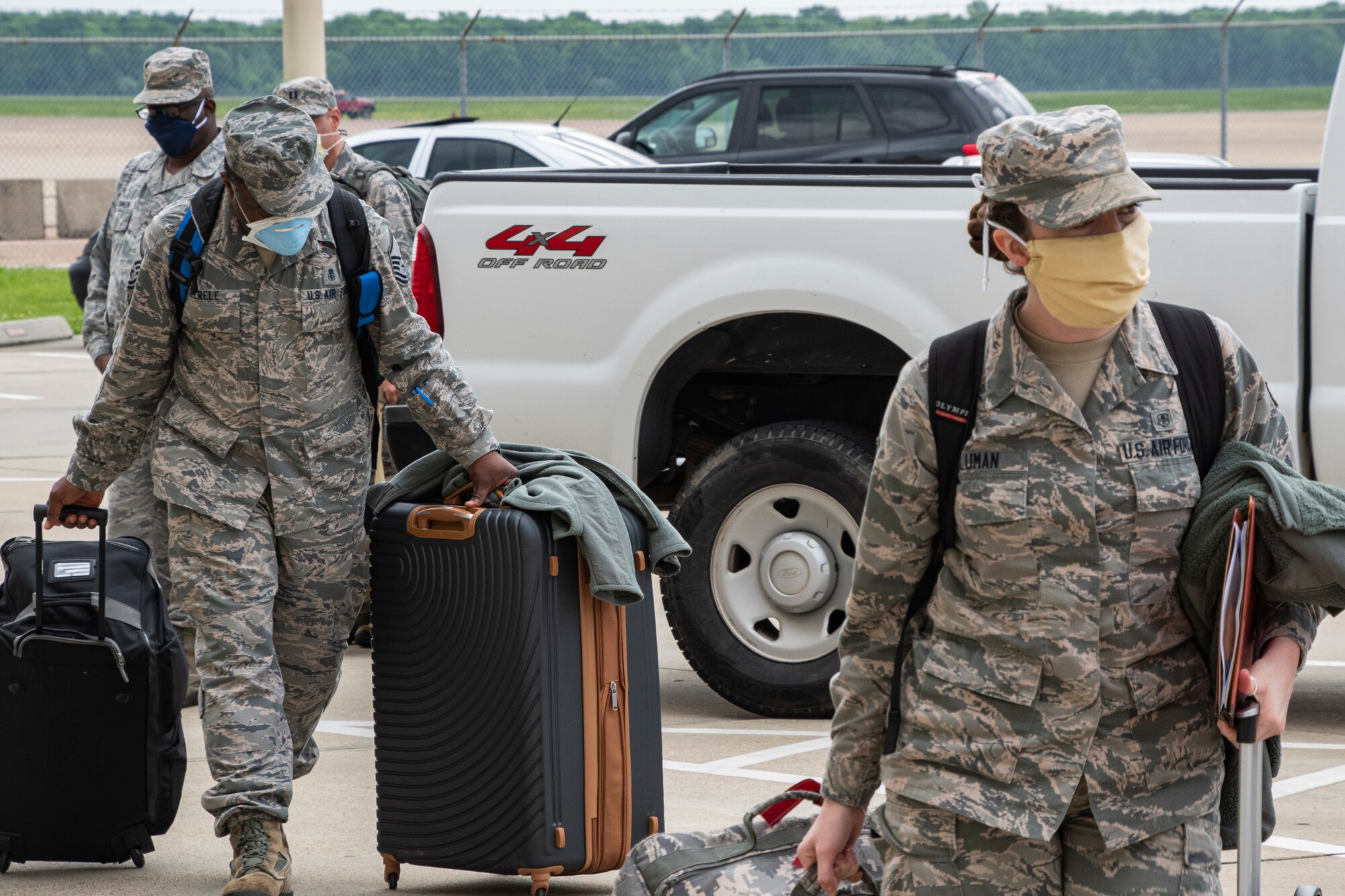 Airmen arrive at Barksdale Air Force Base