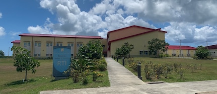 The Virgin Islands National Guard is working with the U.S. Army Corps of Engineers and the government of the Virgin Islands to convert the 210th Regional Training Institute, shown April 21, 2020, to an alternate care facility that can serve as many as 46 COVID-19 patients.