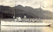 A photograph of the Revenue & Coast Guard Cutter UNALGA, no date.