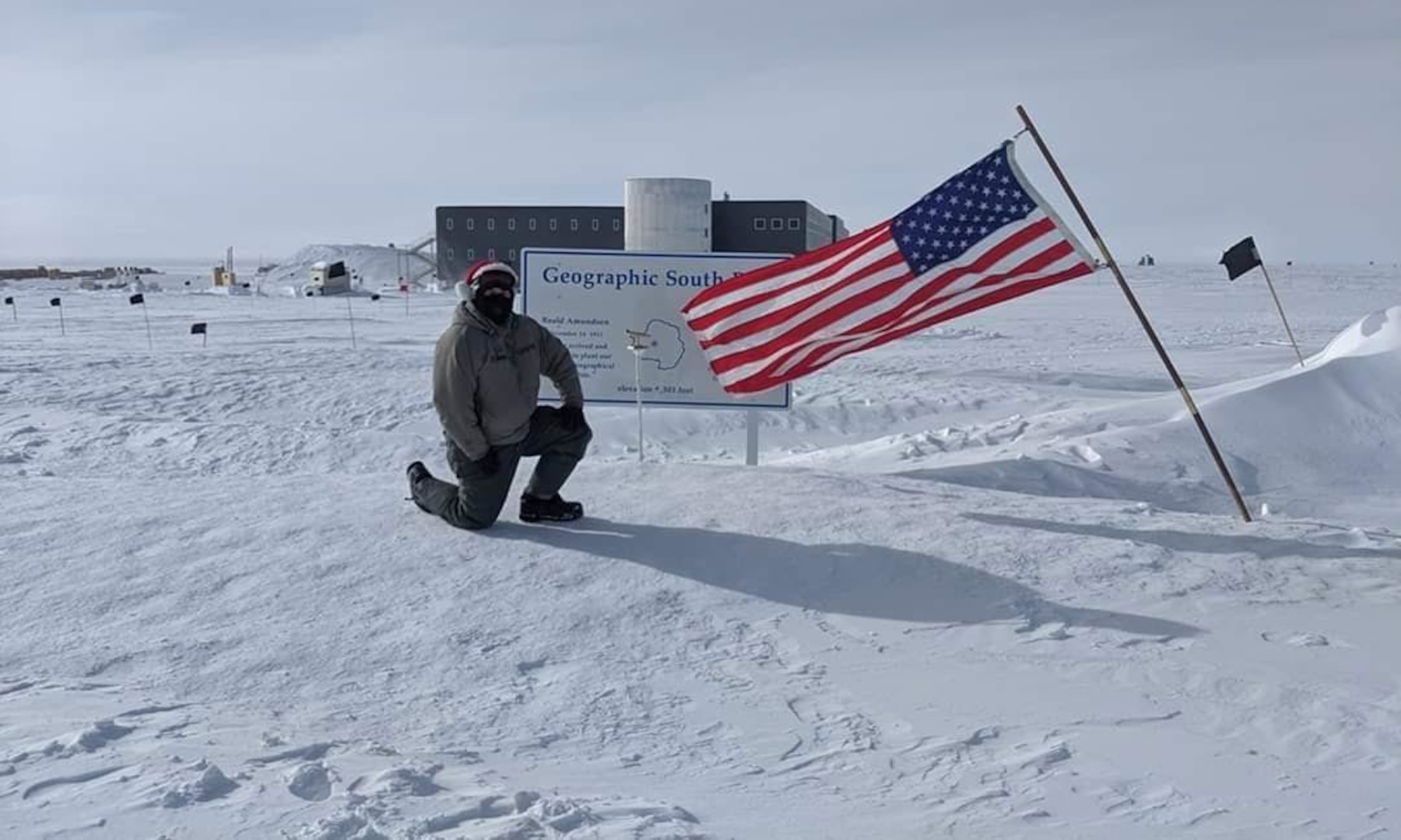 Airmen assigned to the 189th Maintenance Group, Arkansas National Guard, performed temporary duty in Antarctica in support of the 109th Airlift Wing, New York National Guard, and the Department of Defense's Operation Deep Freeze. The crew prepared and maintained the 109th AW's C-130J "Snowbirds" and assisted with supply transport and medical evacuation readiness.