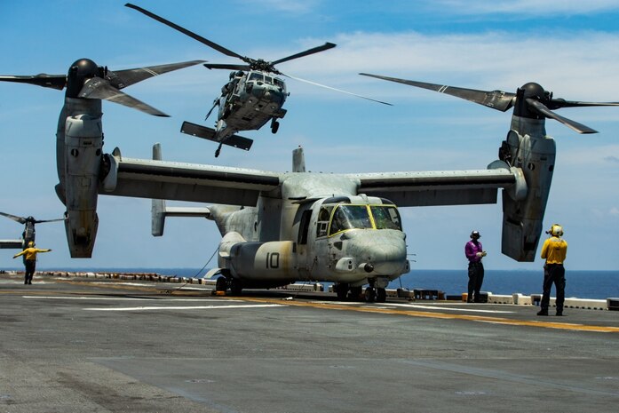 USS America, 31st MEU with Marine Corps F-35B Fighter Aircraft Operate in South China Sea