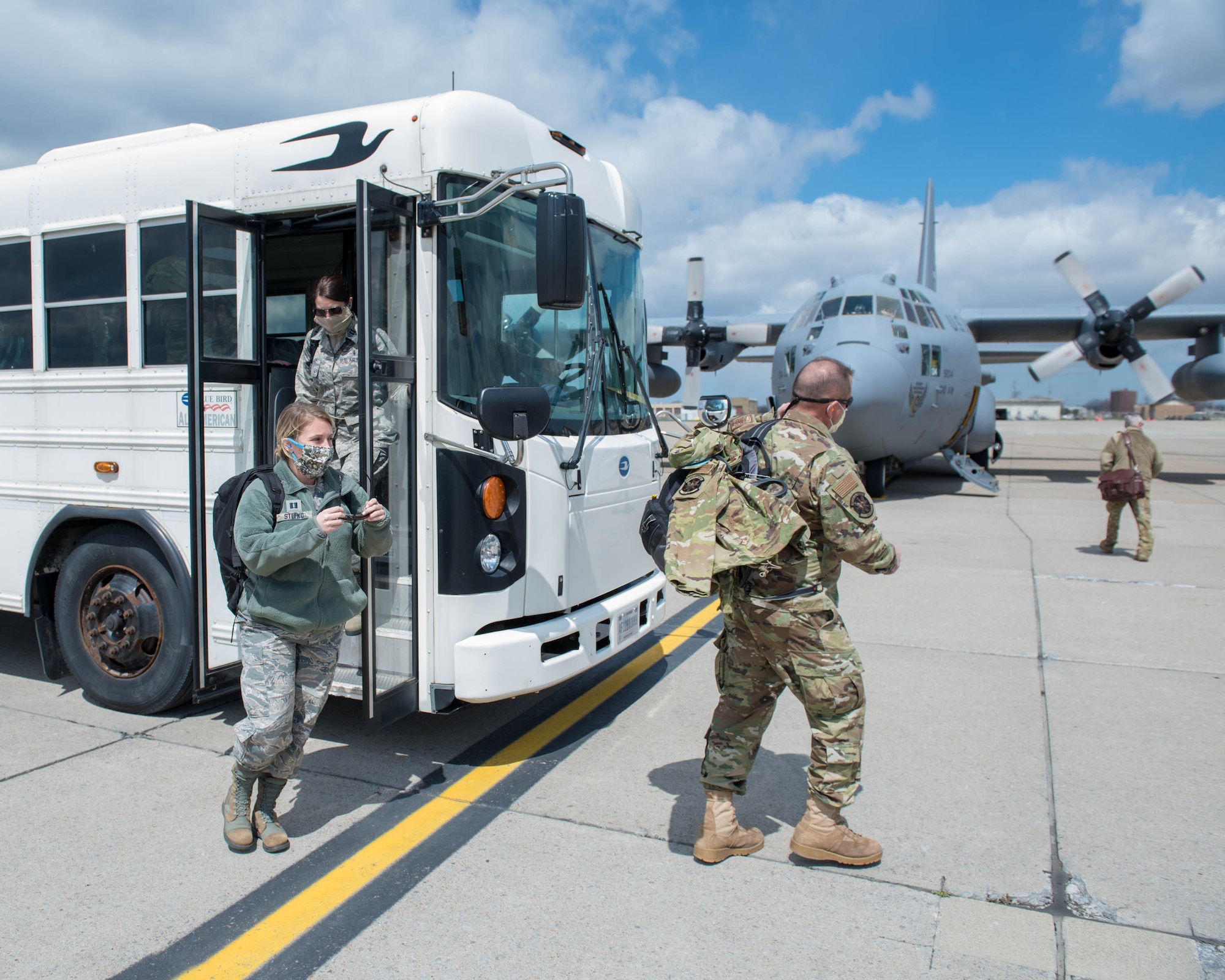 Reserve Citizen Airmen deploy to help fight COVID-19
