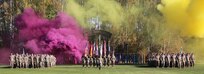 The 7th Army Noncommissioned Officer Academy conducts a graduation ceremony, Oct. 12, 2018, in Grafenwoehr, Germany.