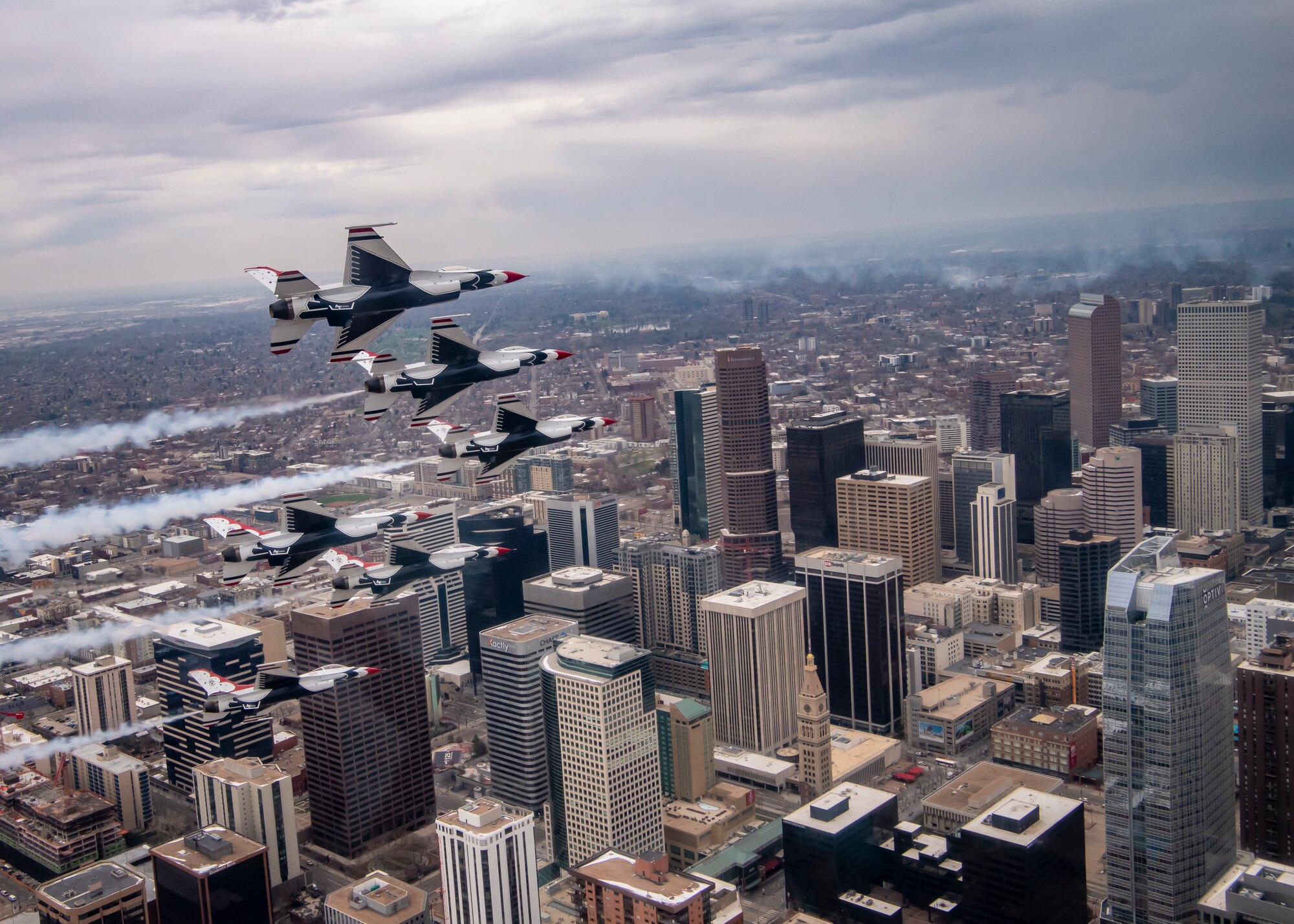 “Thunderbirds” fly over parts of Colorado