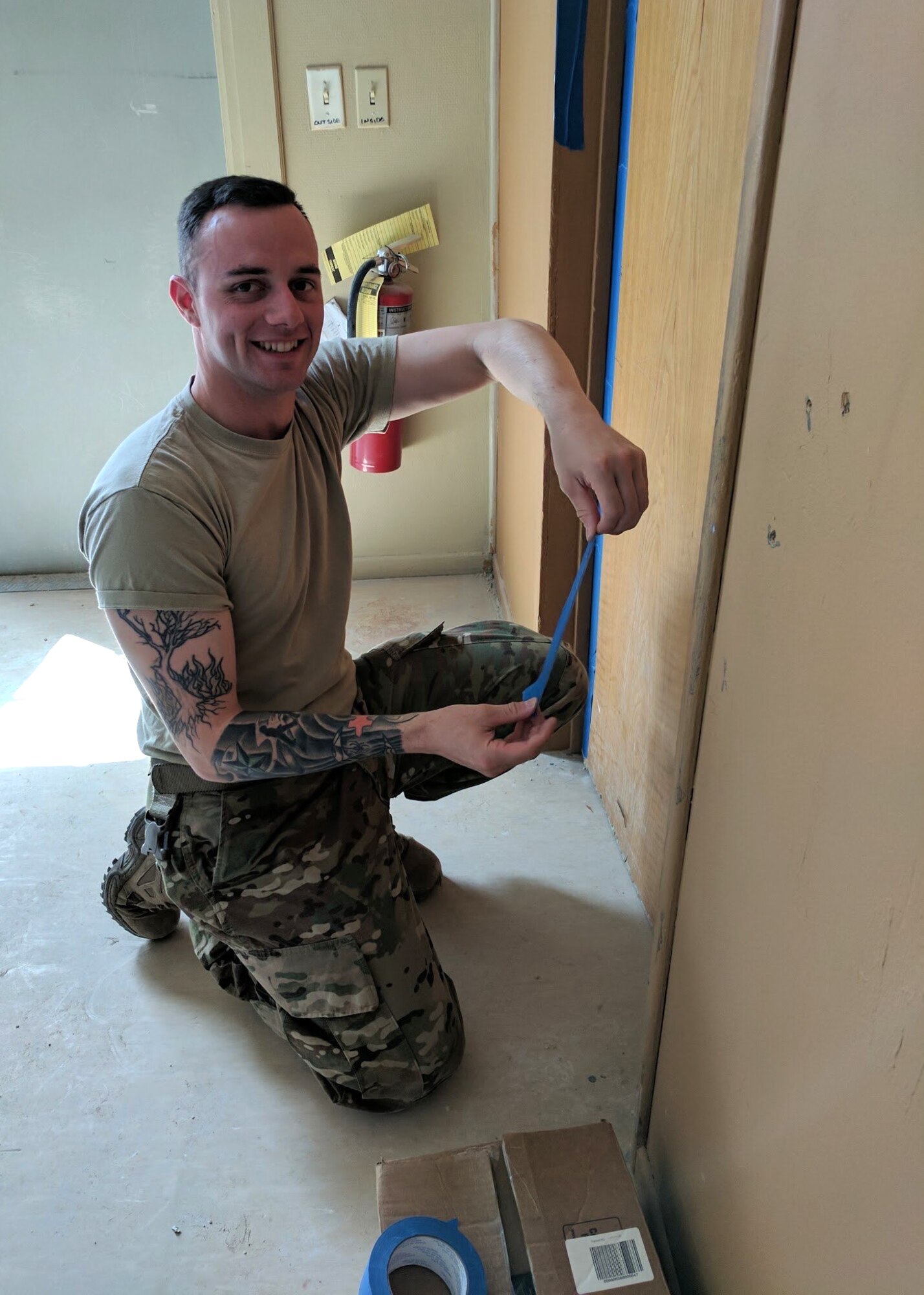 Staff Sgt. Kenny LeBel is the Non-Commissioned Officer in Charge of the Communications Focal Point and is one of the 104CF team members that have been ensuring the 104FW can operate effectively while many Airmen are teleworking.  (Courtesy Photo)