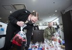 Commander, Fleet Activities Yokosuka Delivers Goodie Bags to ROM Sailors