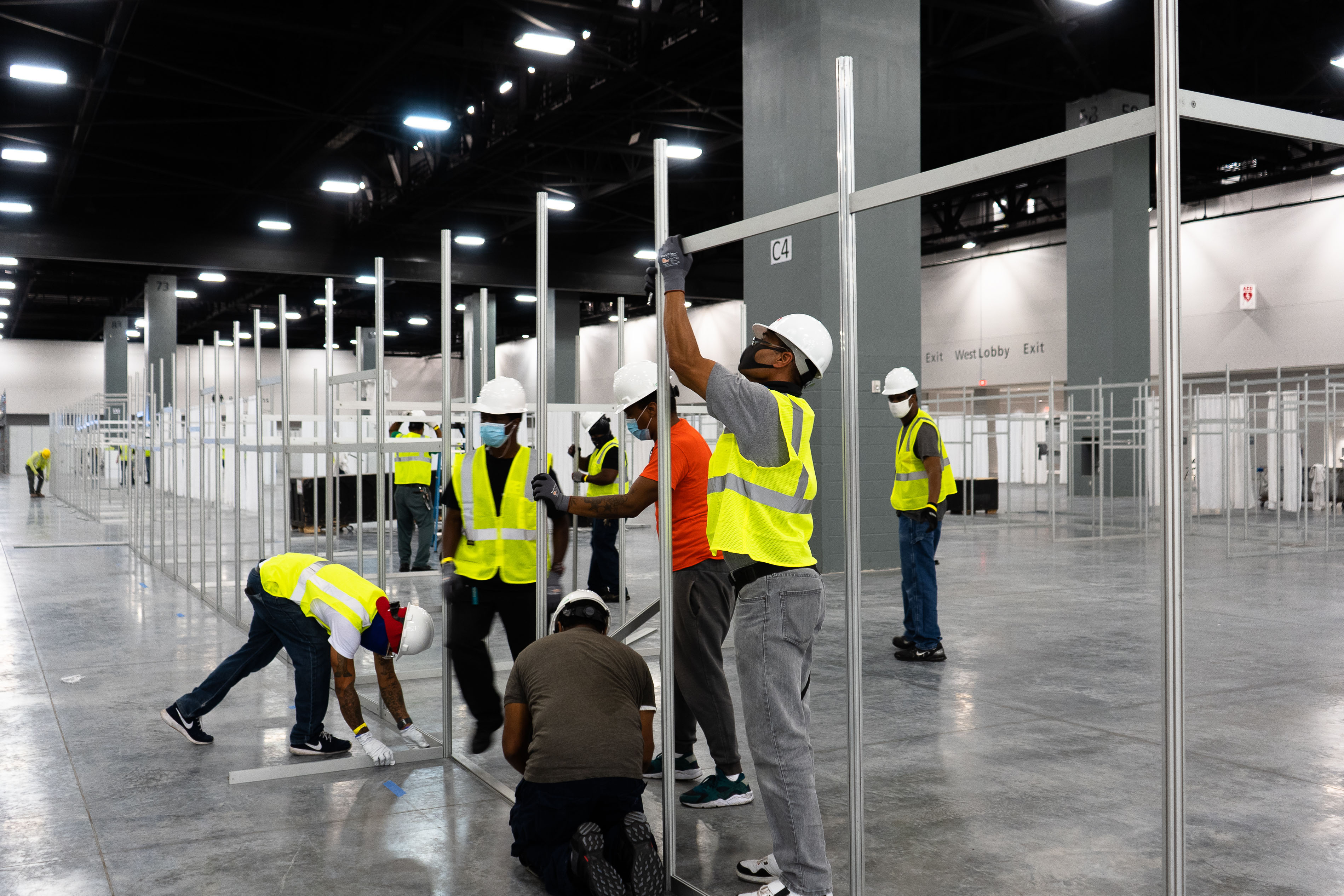 Corps Of Engineers Transforms Convention Center Into Treatment