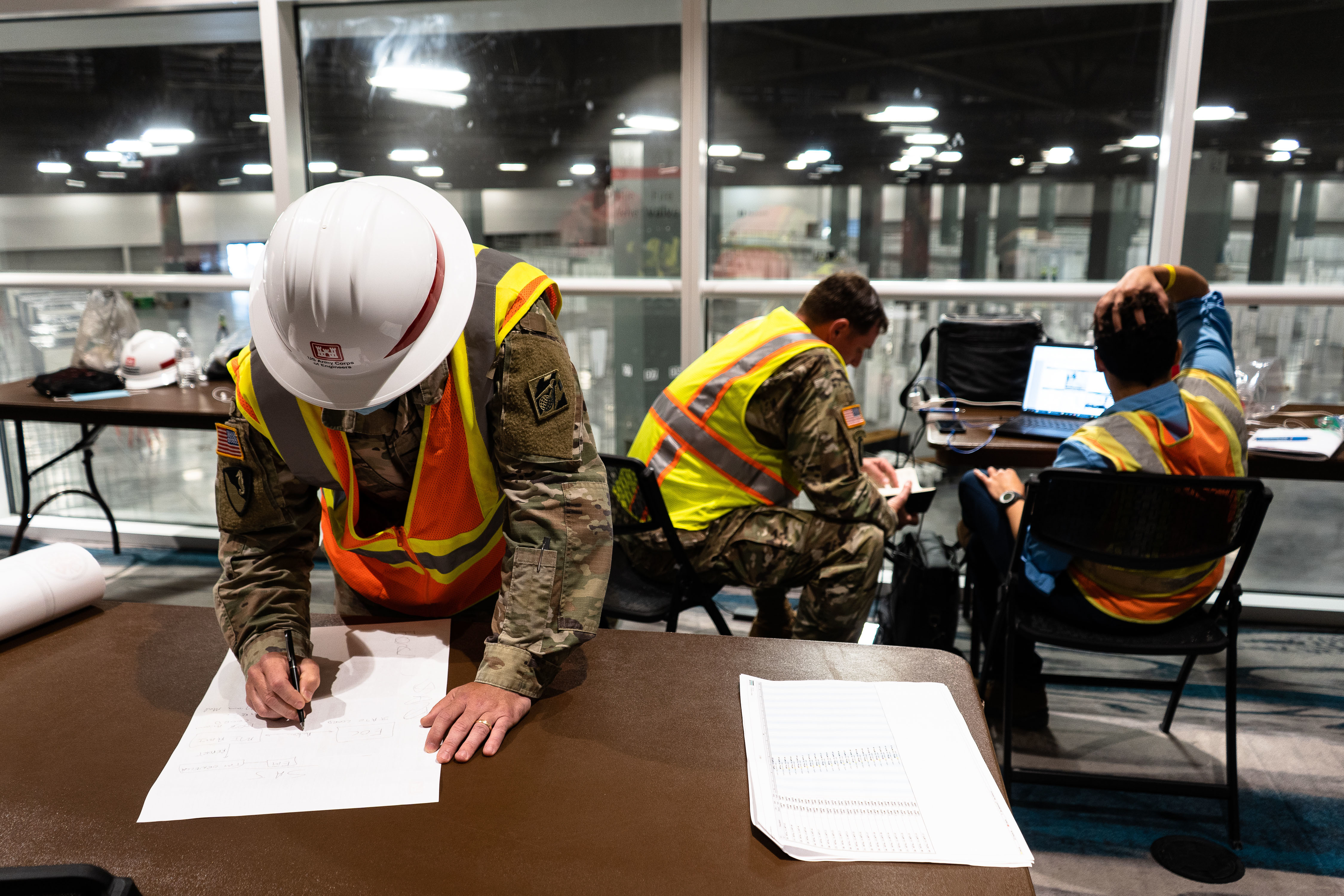 Corps Of Engineers Transforms Convention Center Into Treatment