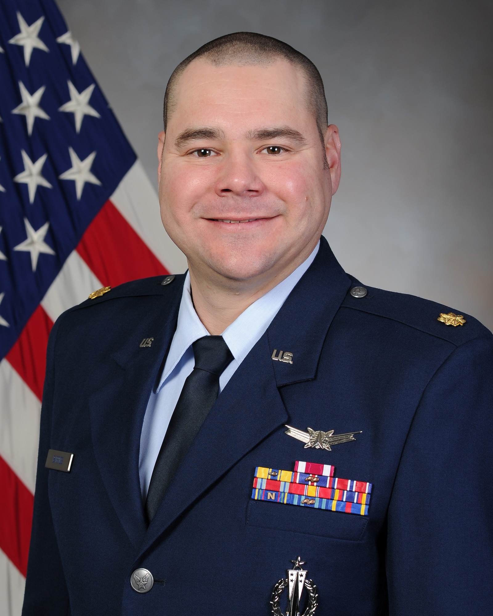 A portrait of Maj. Carlos Barrios.