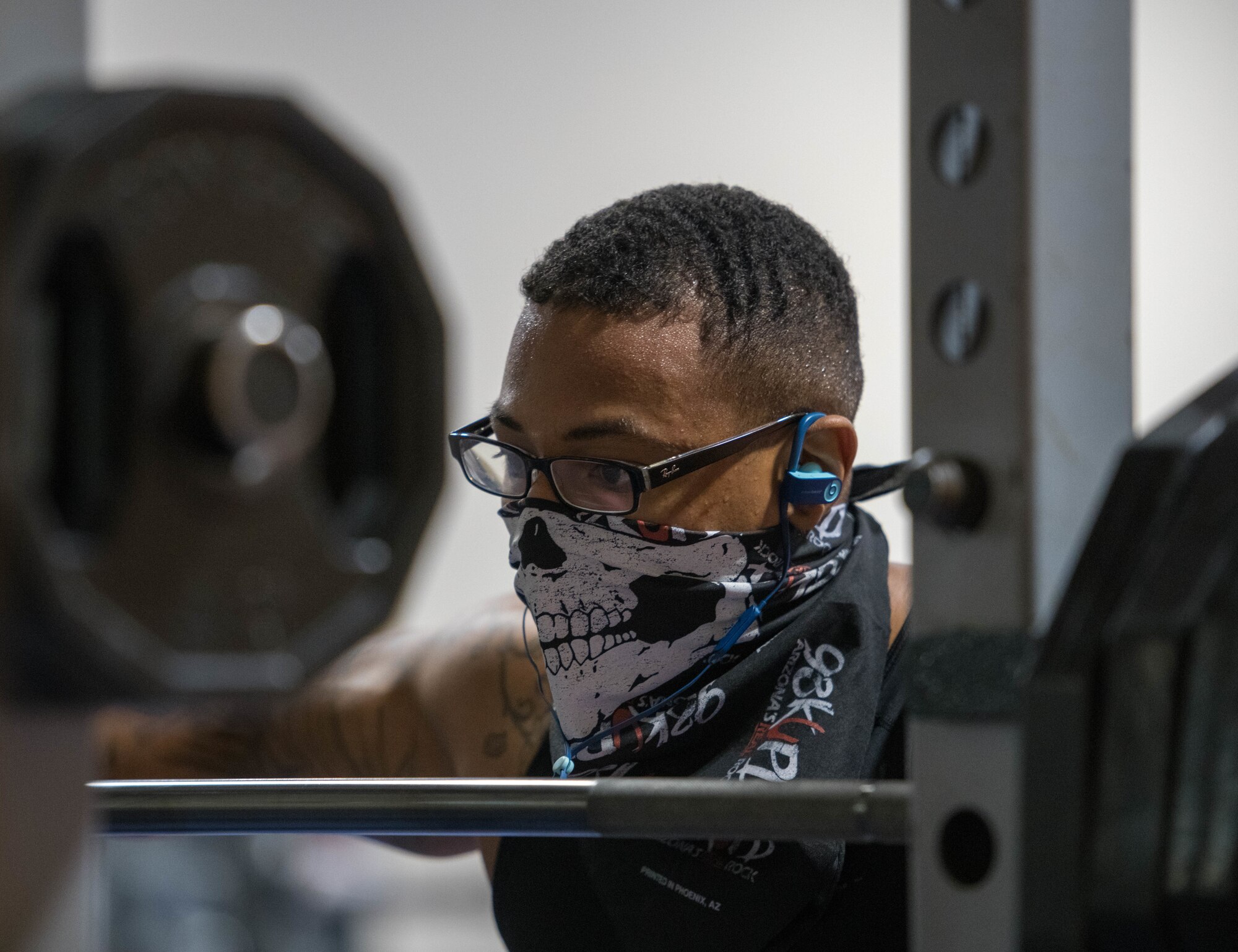 Face masks of Luke AFB