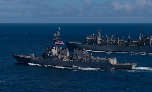 USS Roosevelt, USS Porter, USNS Supply PHOTOEX