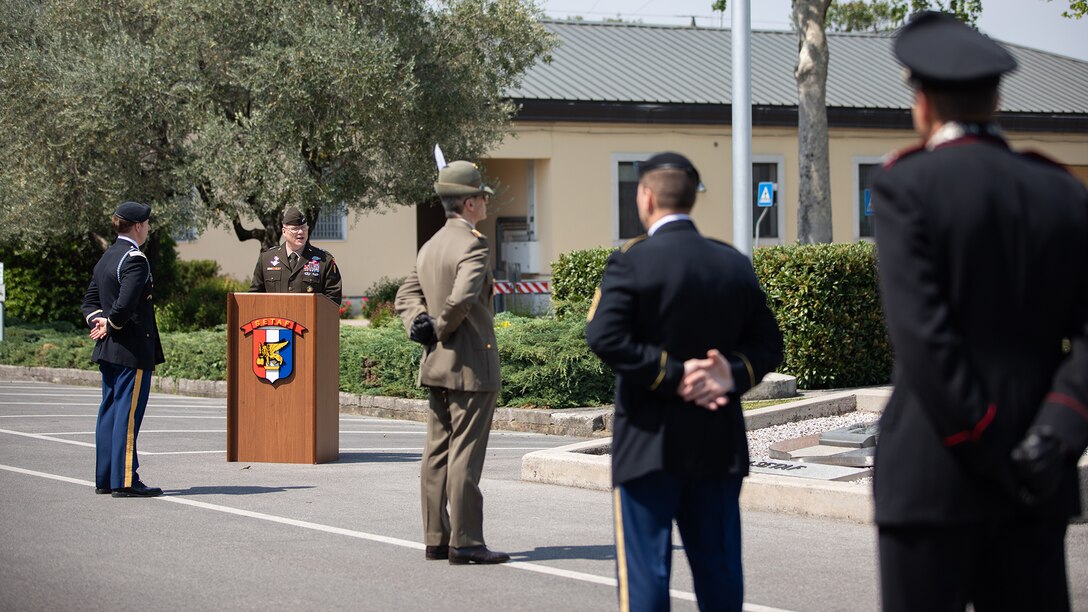 USAG Italy Commemorates Italy’s Liberation Day Memorial Observance