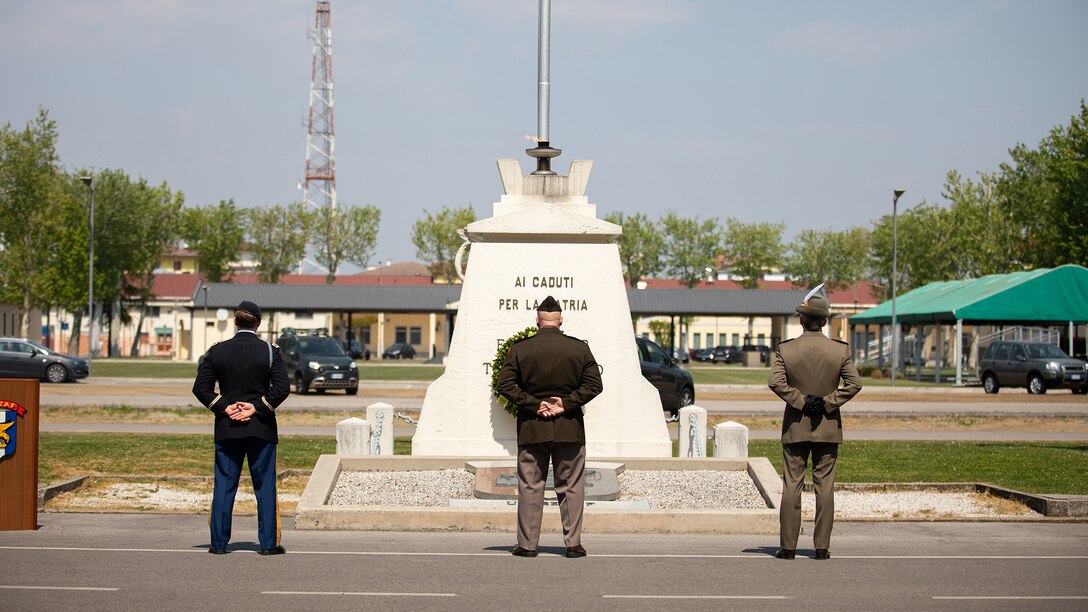 USAG Italy Commemorates Italy’s Liberation Day Memorial Observance