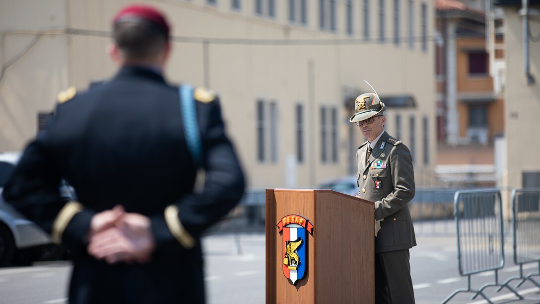 USAG Italy Commemorates Italy’s Liberation Day Memorial Observance