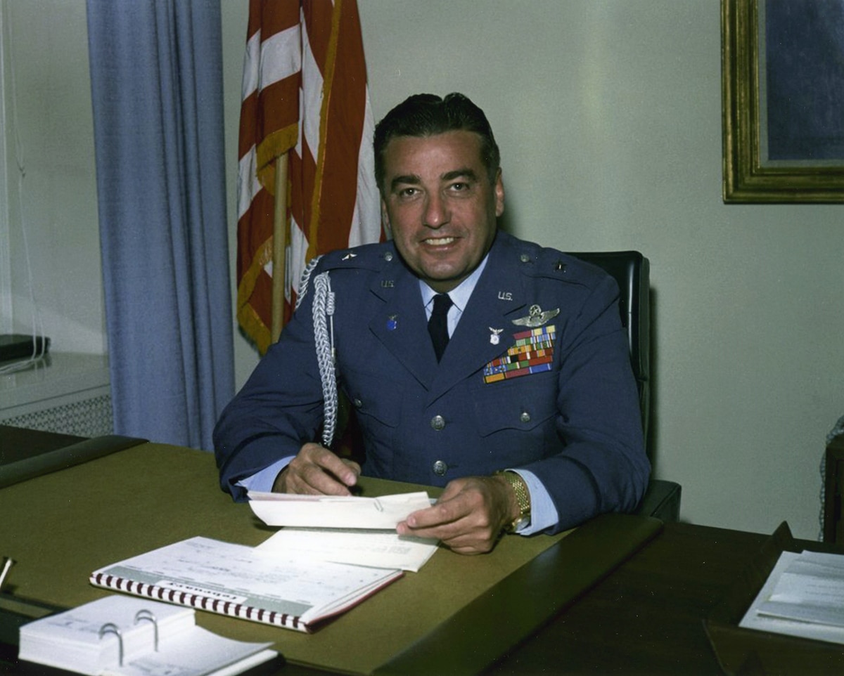 This is the official photo of Brig. Gen. Godfrey McHugh.