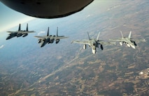 A bi-national Canadian and American command, NORAD employs a network of space-based, aerial and ground-based sensors, air-to-air refueling tankers and fighter aircraft, controlled by a sophisticated command and control network to deter, detect and defend against aerial threats that originate outside or within North American airspace.