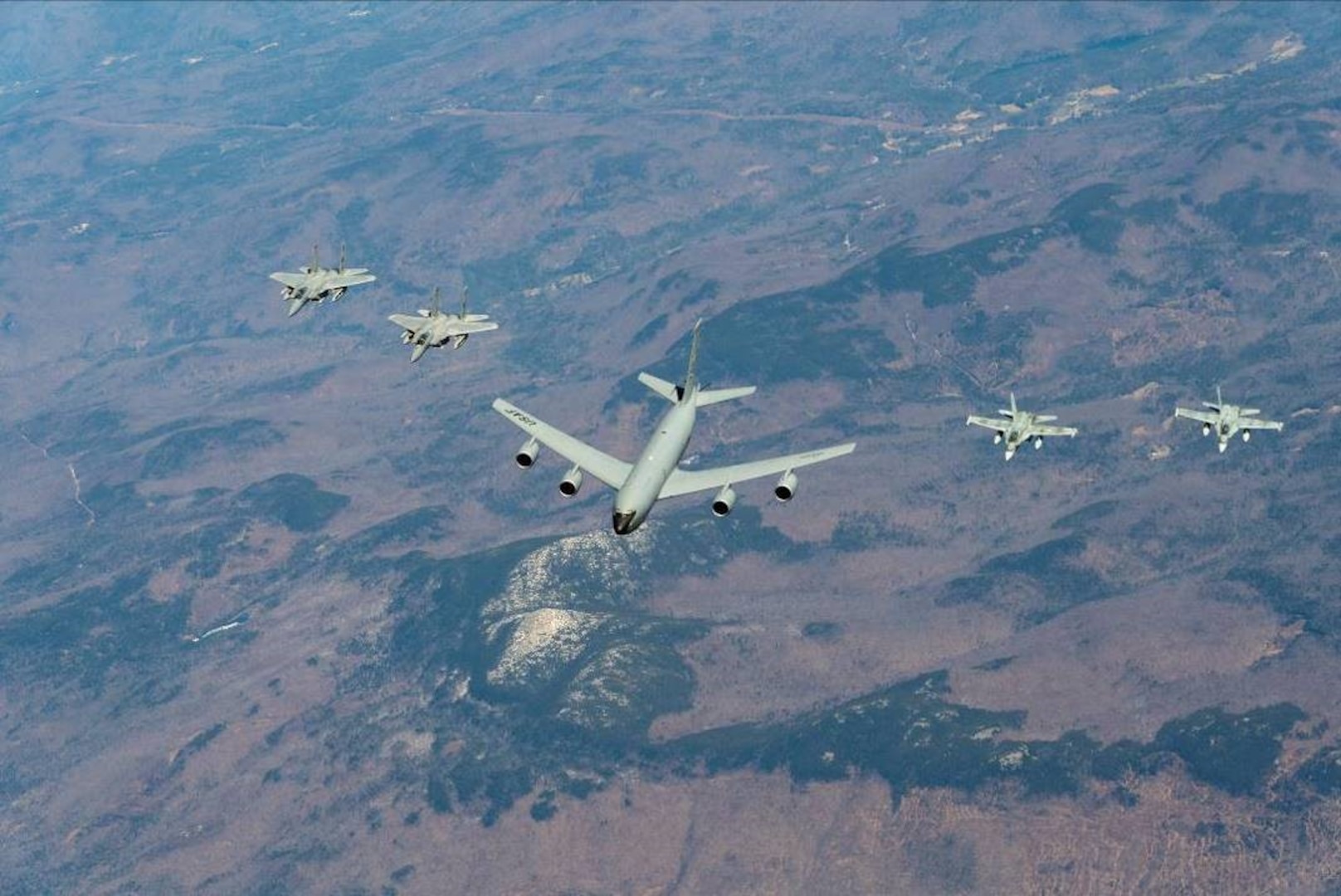 A bi-national Canadian and American command, NORAD employs a network of space-based, aerial and ground-based sensors, air-to-air refueling tankers and fighter aircraft, controlled by a sophisticated command and control network to deter, detect and defend against aerial threats that originate outside or within North American airspace.